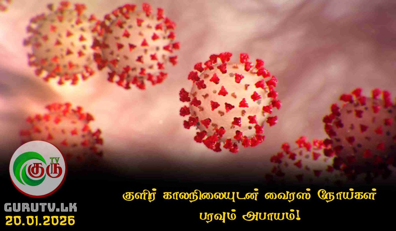 குளிர் காலநிலையுடன் வைரஸ் நோய்கள் பரவும் அபாயம்!