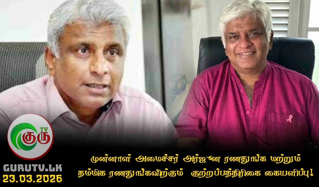 முன்னாள் அமைச்சர் அர்ஜுன ரணதுங்க மற்றும் தம்மிக ரணதுங்கவிற்கும்  குற்றப்பத்திரிகை கையளிப்பு!