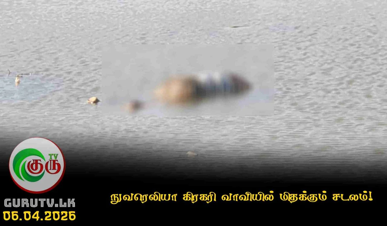 நுவரெலியா கிரகரி வாவியில் மிதக்கும் சடலம்!