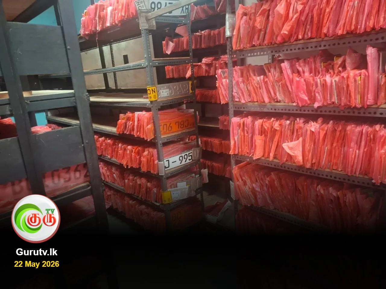 தேங்கி கிடக்கும் 1 இலட்சம் வாகன பதிவுத் தகடுகள்: மோட்டார் போக்குவரத்து திணைக்களம் விடுத்துள்ள இறுதி எச்சரிக்கை!