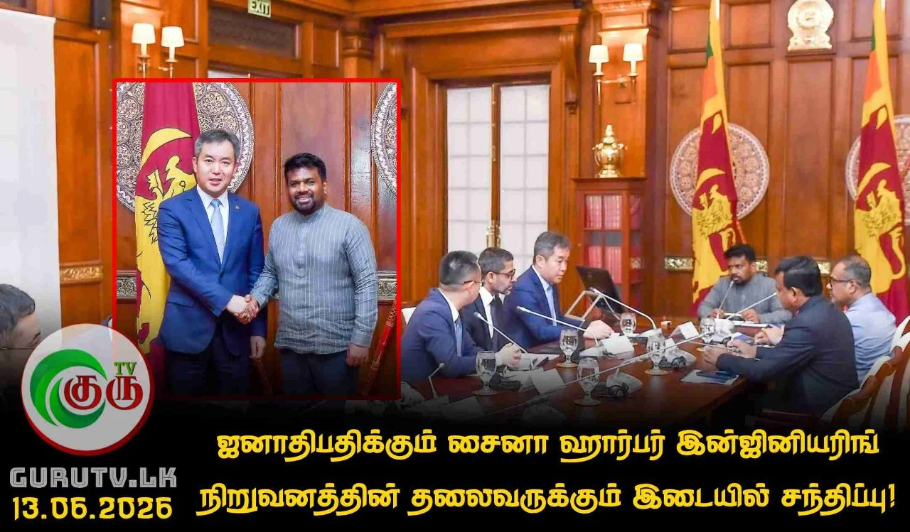 ஜனாதிபதிக்கும் சைனா ஹார்பர் இன்ஜினியரிங் நிறுவனத்தின் தலைவருக்கும் இடையில் சந்திப்பு!