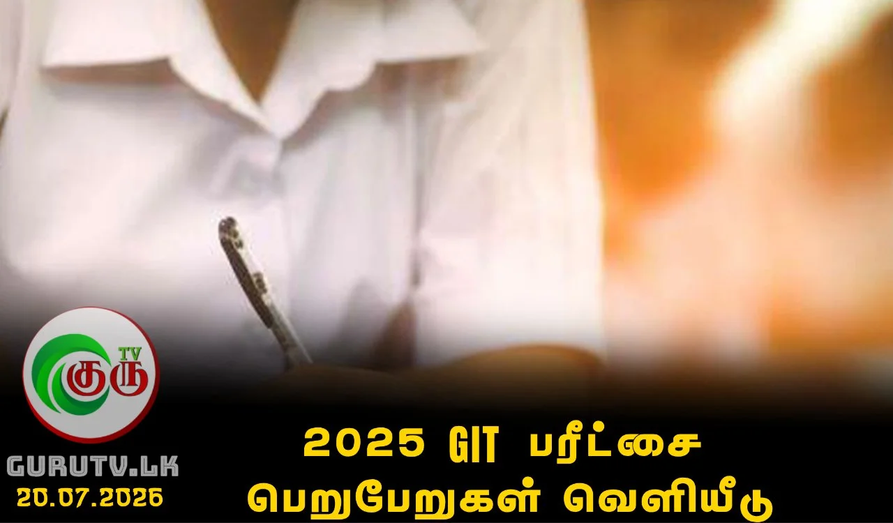 2025 GIT பரீட்சை பெறுபேறுகள் வெளியீடு!