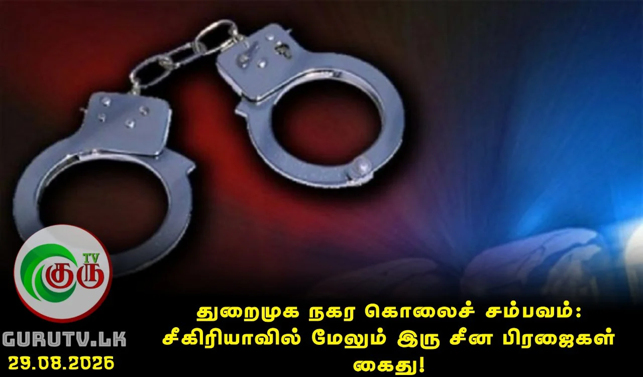 துறைமுக நகர கொலைச் சம்பவம்: சீகிரியாவில் மேலும் இரு சீன பிரஜைகள் கைது!