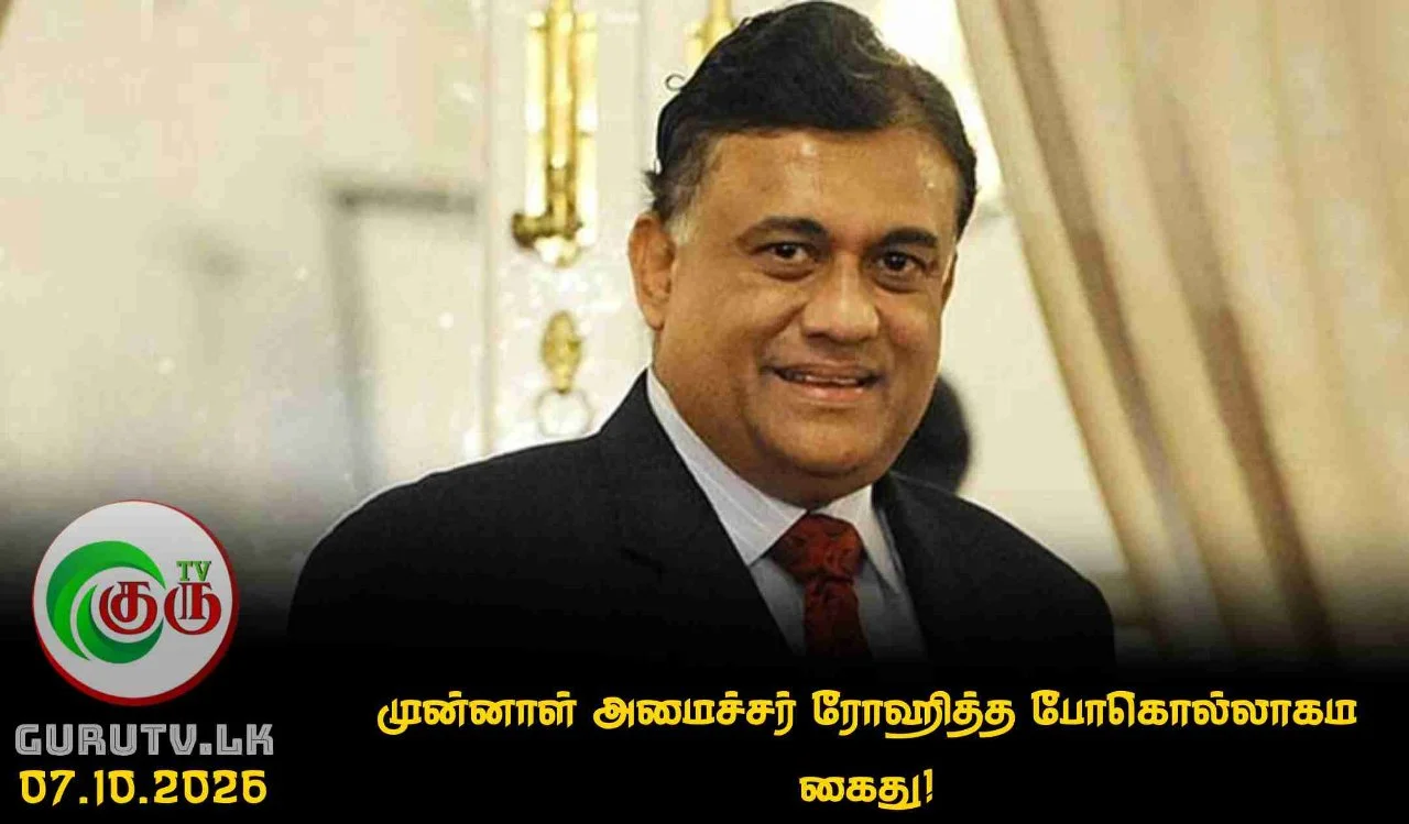 முன்னாள் அமைச்சர் ரோஹித்த போகொல்லாகம கைது!