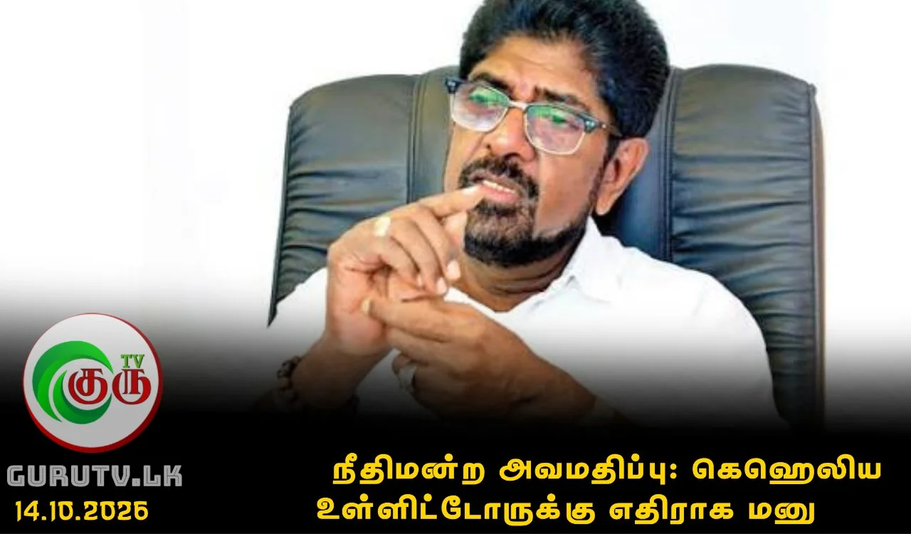 நீதிமன்ற அவமதிப்பு: கெஹெலிய உள்ளிட்டோருக்கு எதிராக மனு