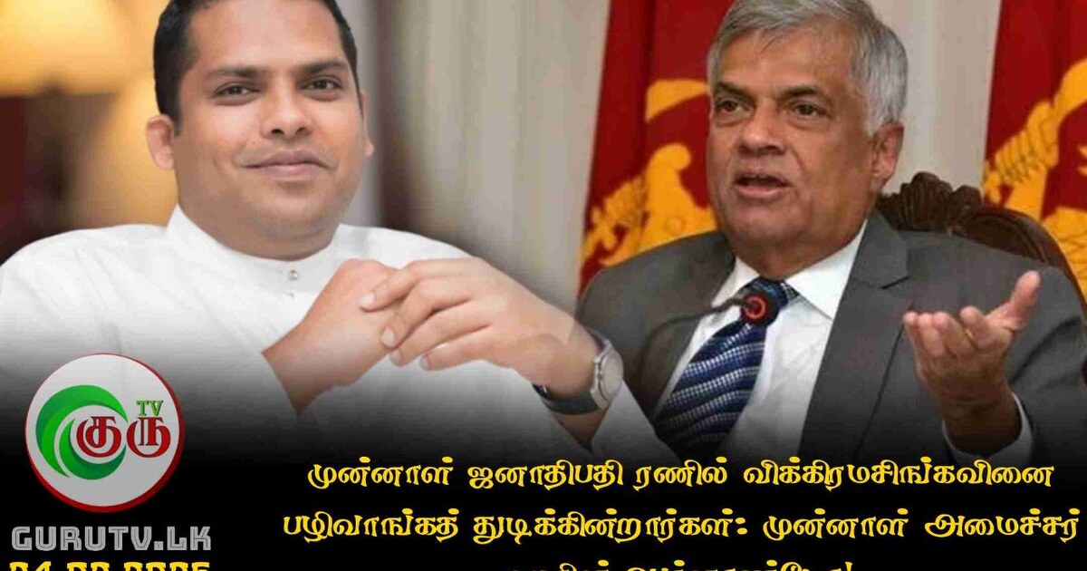 முன்னாள் ஜனாதிபதி ரணில் விக்கிரமசிங்கவினை பழிவாங்கத் துடிக்கின்றார்கள்: முன்னாள் அமைச்சர் ஹரின் பெர்னாண்டோ!